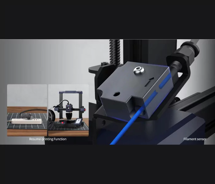Anycubic Kobra 2 3D Printer comes with Filament Run-out Sensor