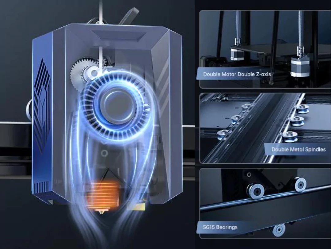 Anycubic Kobra 2 Plus 3D Printer comes with Enhanced Setup & Fresh Design