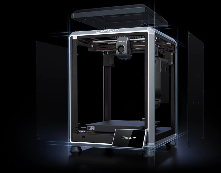 Creality K1C 3D Printer comes with Solid Structure with Die-Cast Components