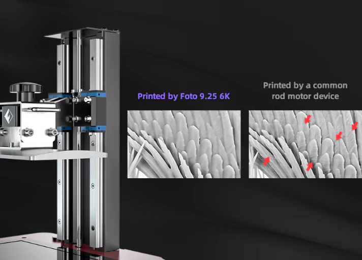 Flashforge Foto 9.25 6K 3D Printer comes with High-performance Z-axis