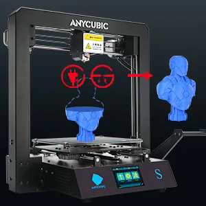 Mega S 3D Printer comes with Resume Print and Sensor Detection