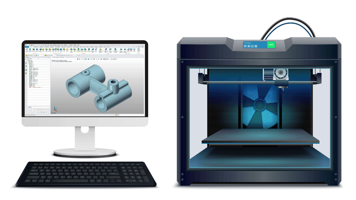 Which file format support 3D printing?
