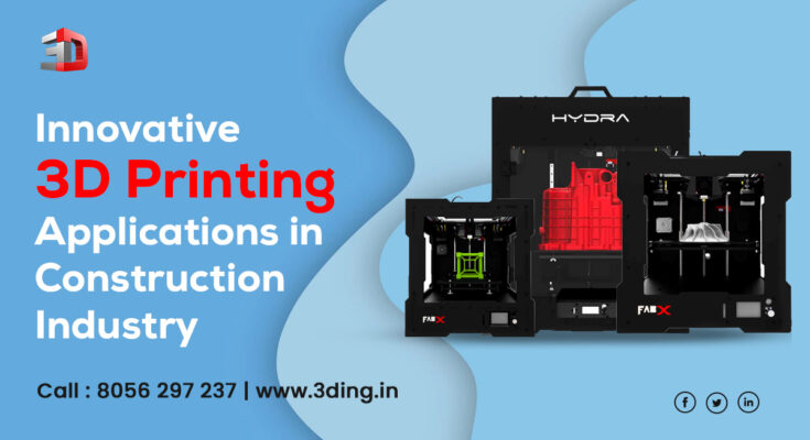 Innovative 3D Printing Applications in the Construction Industry