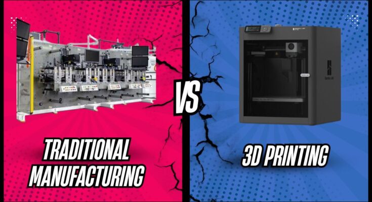 traditional manufacturing vs 3d printing detail comparison