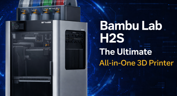 bambu lab h2s 3d printers by 3ding