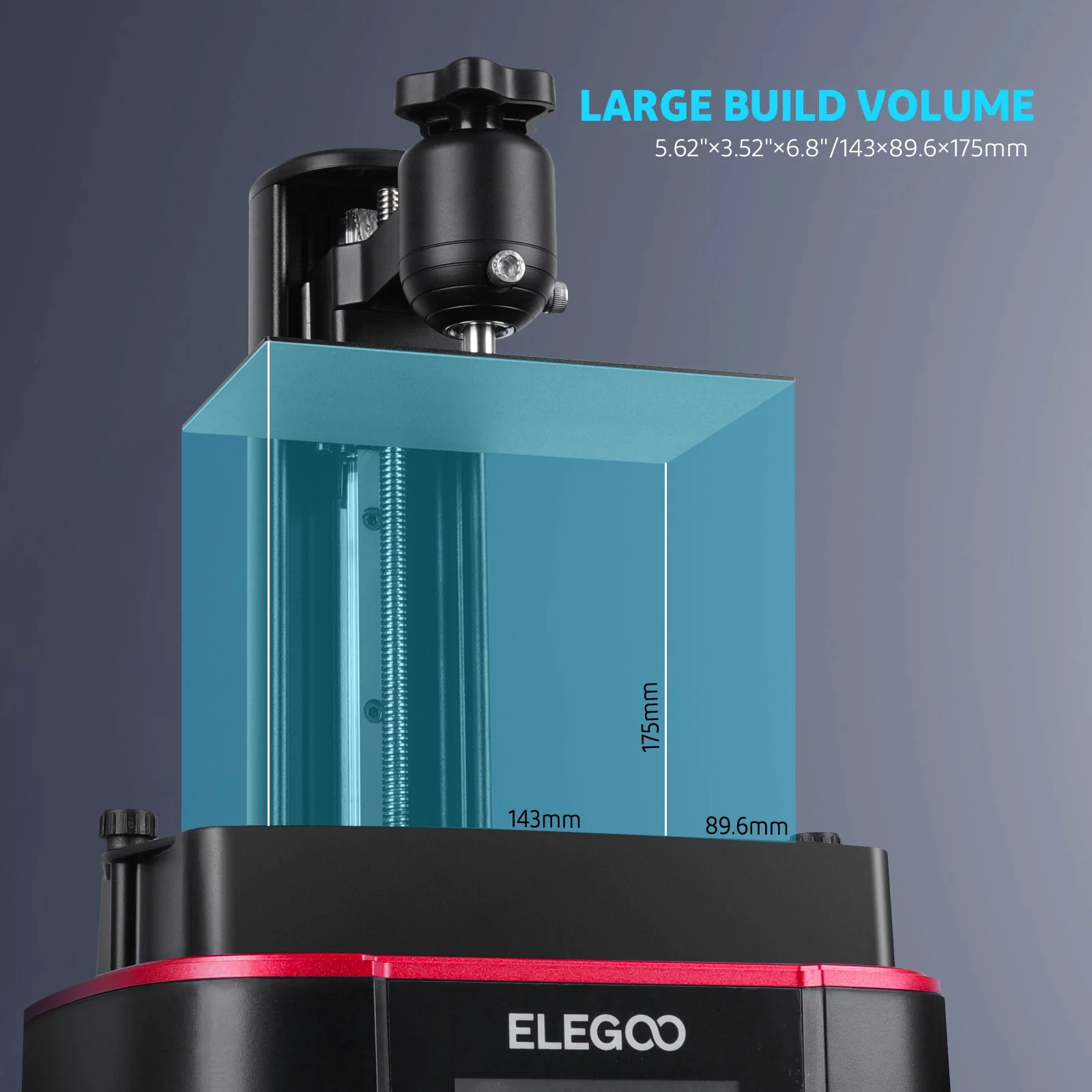 Elegoo Mars 3 Pro 3D Printer comes with Large Build Volume