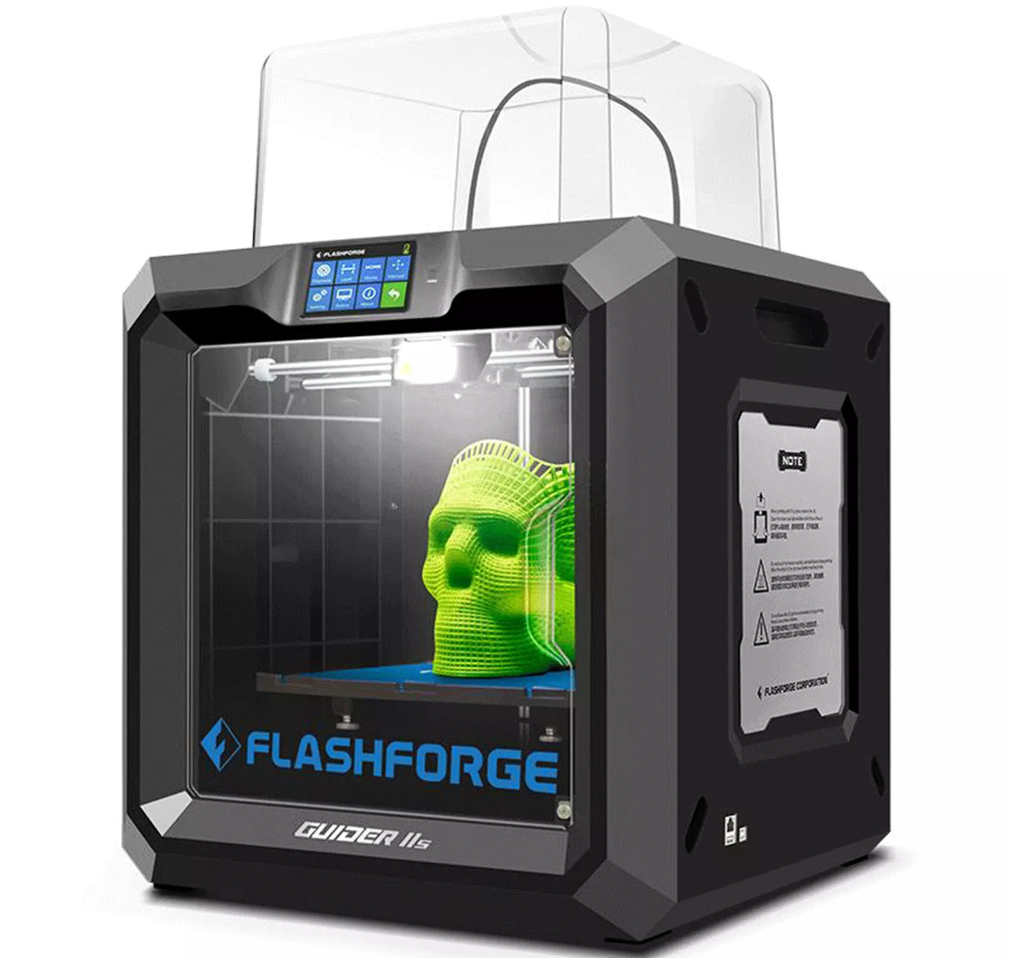 flashforge guider 2s 3d printer tech specs
