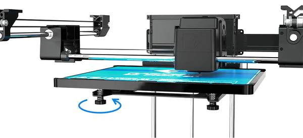 Flashforge Guider II printing bed auto leveling