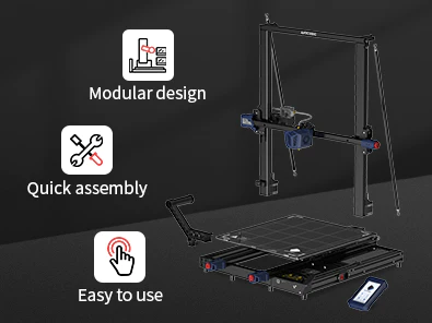 Kobra Max 3D Printer is get started quicly
