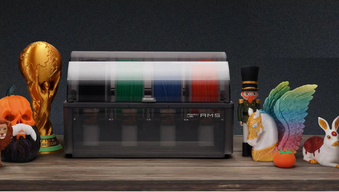 Bambu Lab AMS Bring Multi-Color 3D Printing to Life