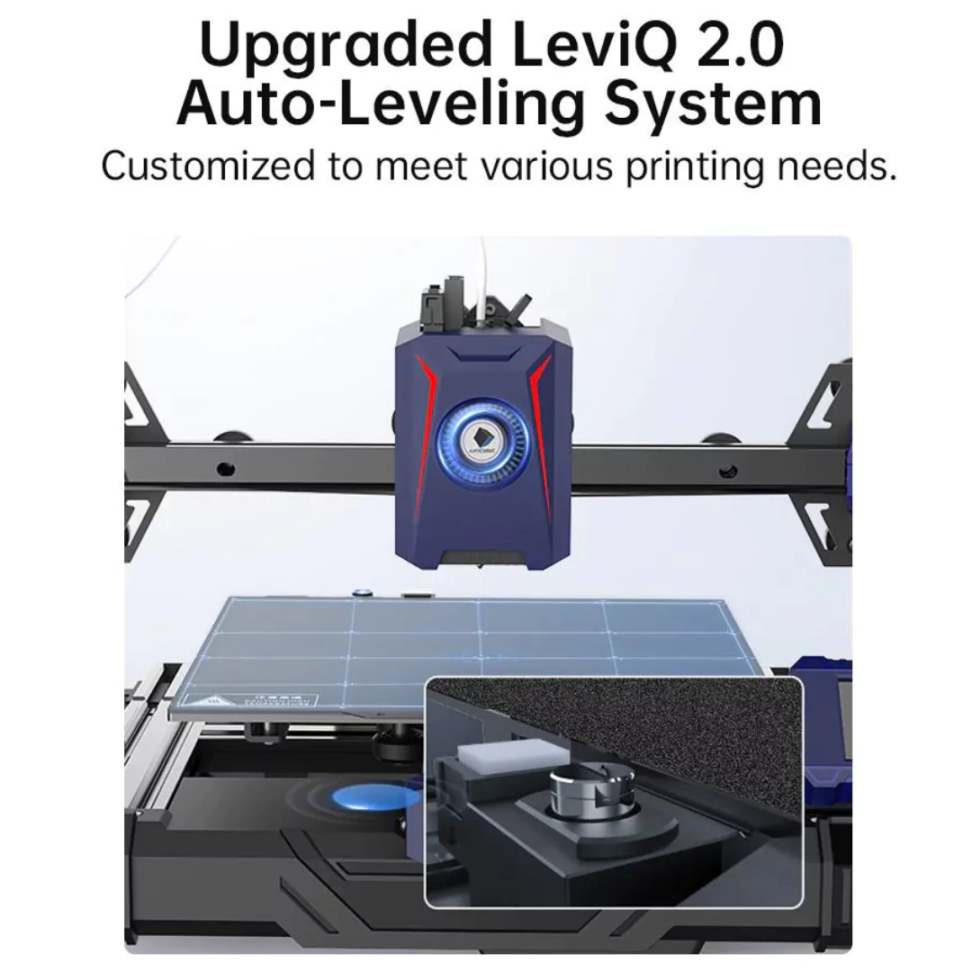 Anycubic Kobra 2 Neo 3D Printer,250mm/s Faster Printing Speed,LeviQ 2.0  Auto Leveling,Detail Upgrade-High Precision, Stability &No Layer  Texture,New