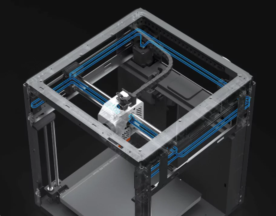 Anycubic Kobra S1 Combo 3D Ptinter features a Belt Tension Detection