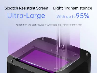 Anycubic Photon Mono 2 3D Printer comes with Screen Protector with Extra-Large Size