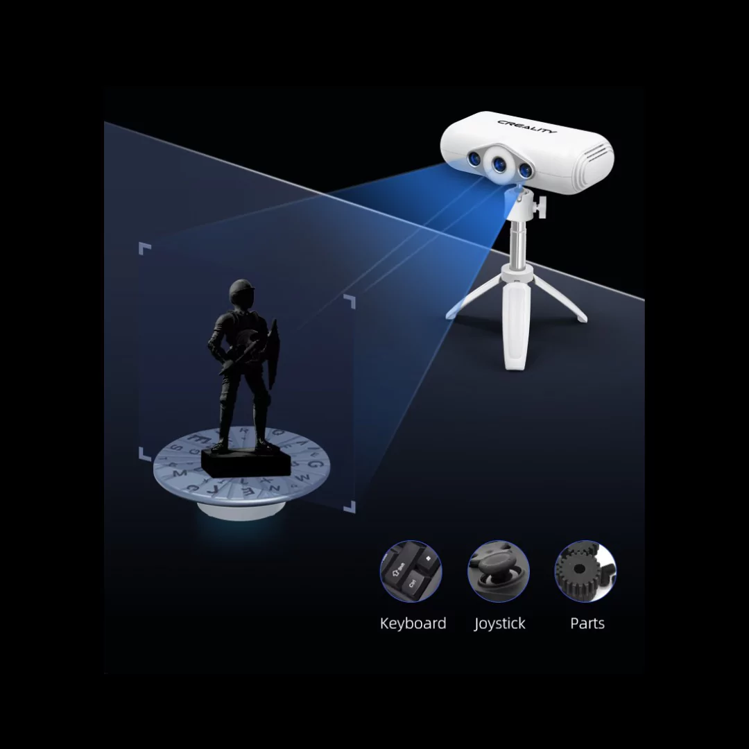 Creality CR-Scan Lizard 3D Scanner Can Scan Black Objects