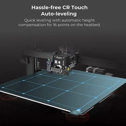 Ender 3 s1 plus hassle free CR touch auto leveling