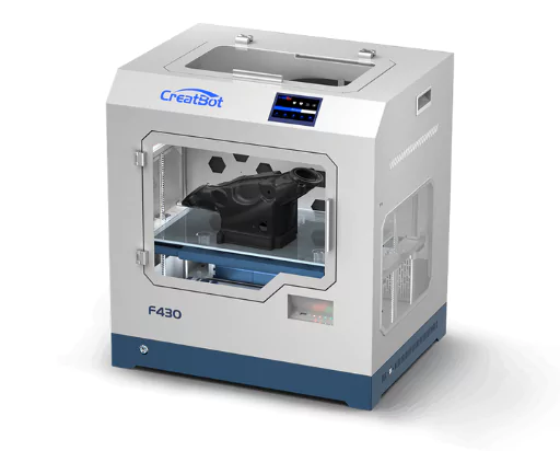 Creatbot F430 3d printer comes with Fully Enclosed+Hot Chamber 70°C