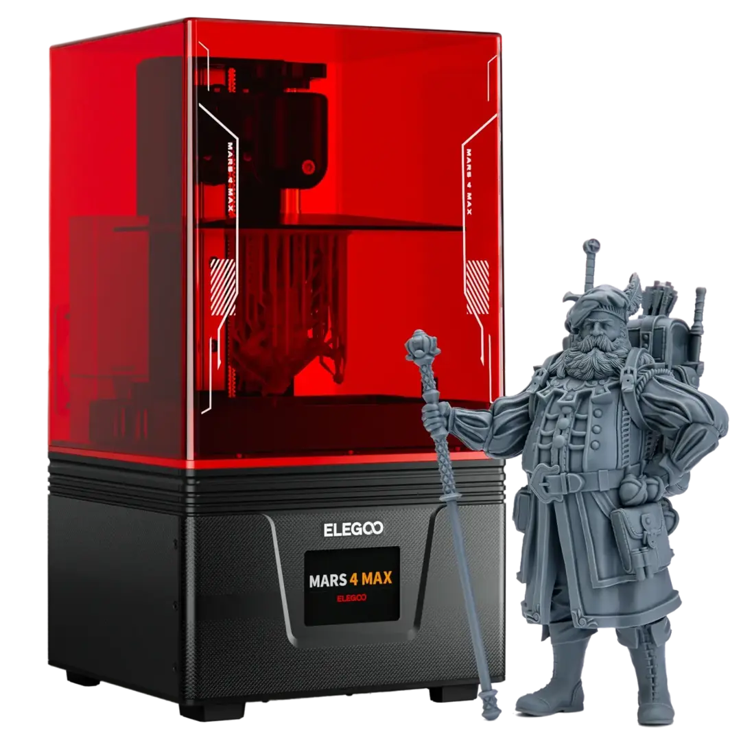 Elegoo Mars 4 Max MSLA Resin 3D Printer with 6K Mono LCD technical specifications