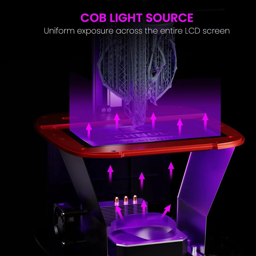 Elegoo Mars 4 9K MSLA Resin 3D Printer comes with COB Light Source