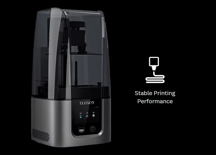 Elegoo Mars 4 Ultra 9K MSLA Resin 3D Printer comes with Stable Printing Performance