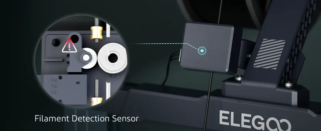 Elegoo Neptune 3 Pro 3D Printer comes with filament detection sensor