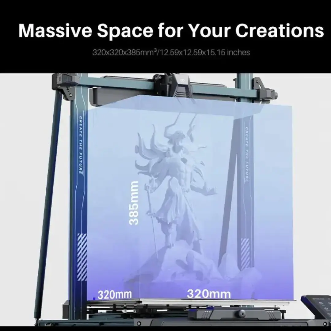 Elegoo Neptune 4 Plus 3D Printer comes with Massive Build Volume