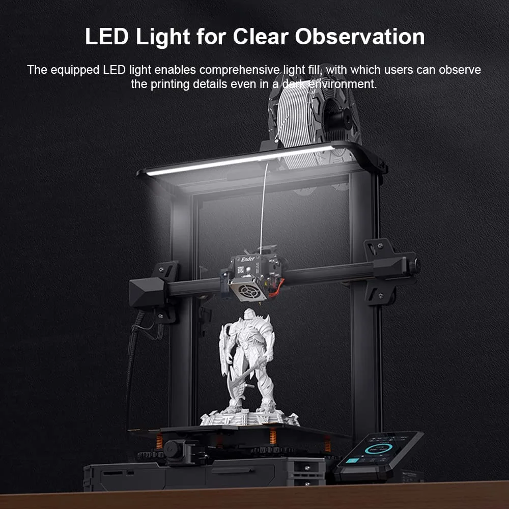 Ender 3 s1 pro comes with LED light
