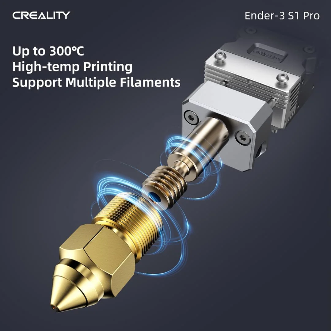 Creality Ender 3 S1 Pro 3D Printer high temperature nozzle
