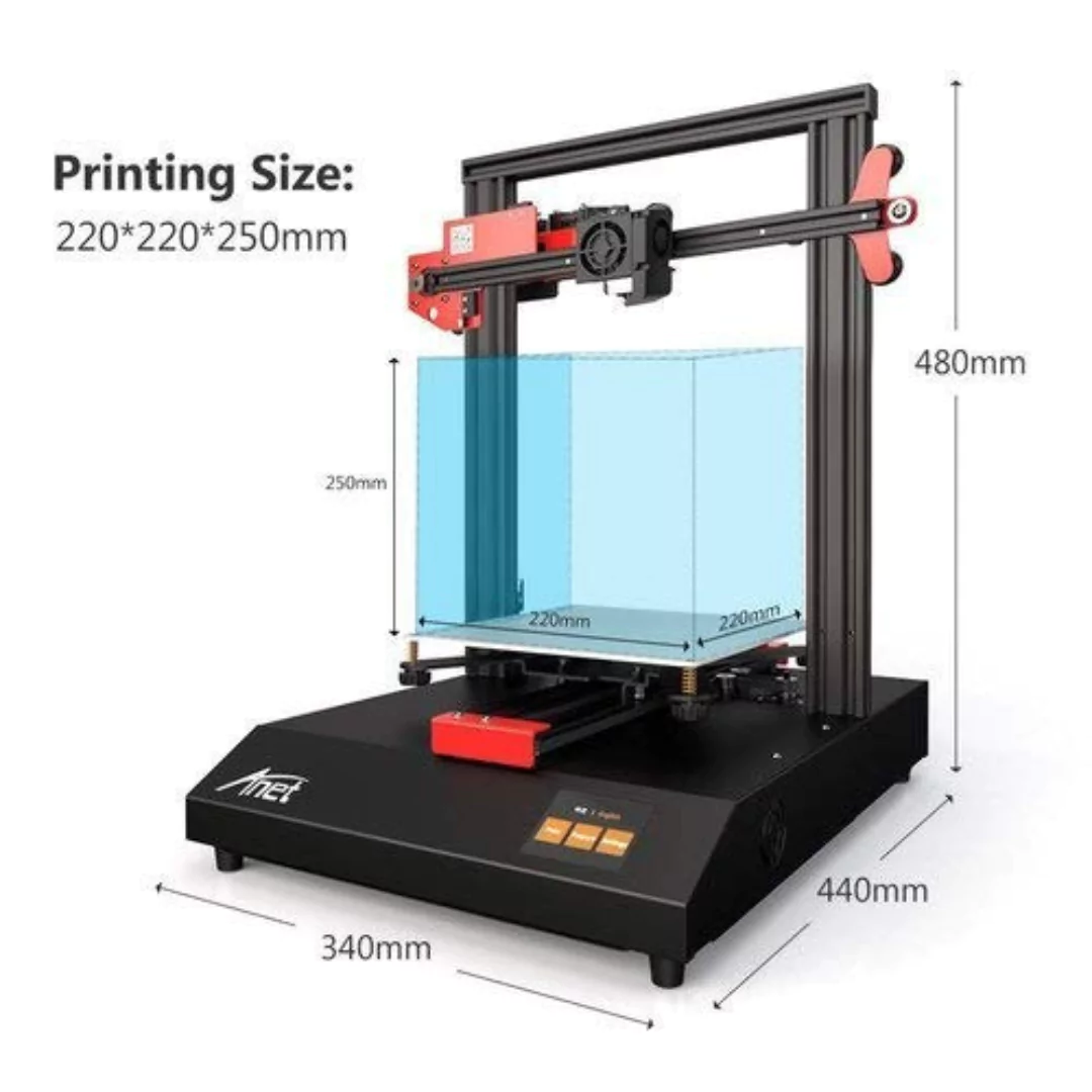 ET4 Pro 3D Printer comes with Large Build Volume