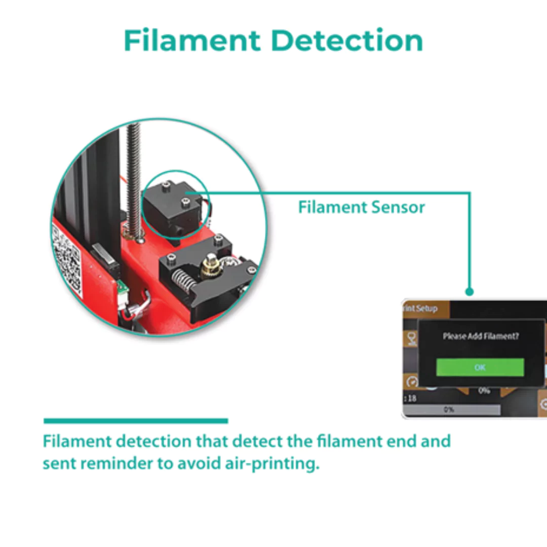 ET4 Pro comes with Filament Sensor