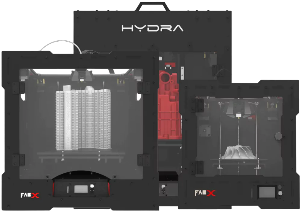 3D Printing with fabx and hydra 3D Printers
