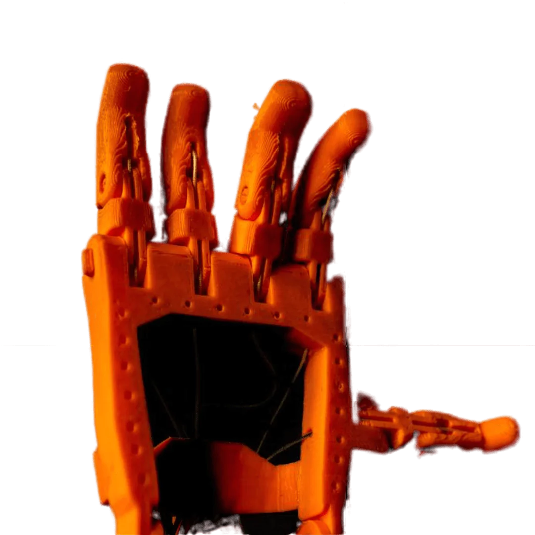 Functional mechanical parts printed with 3D printer