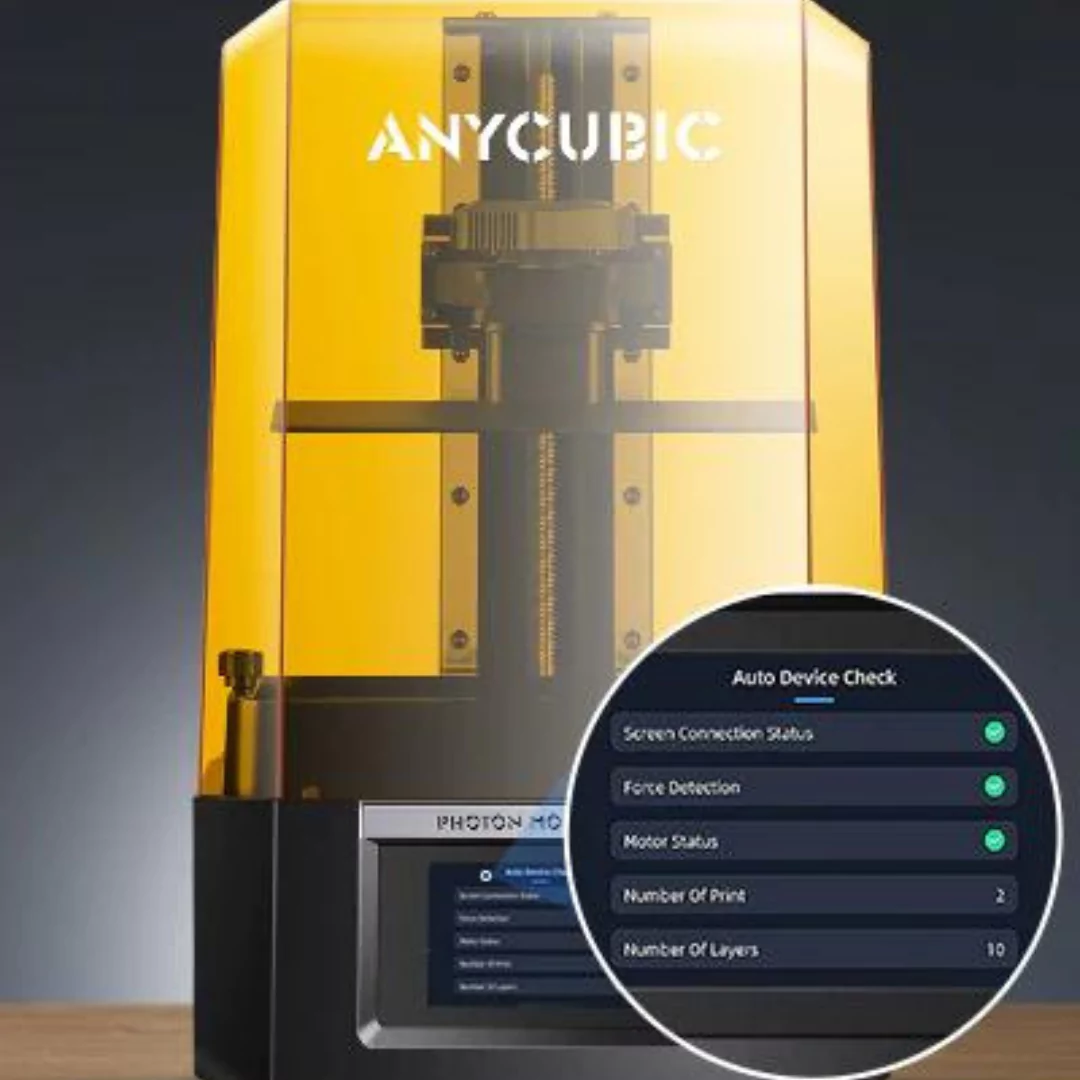 Anycubic Photon Mono M5s 3D Printer comes with Self-Checking Device