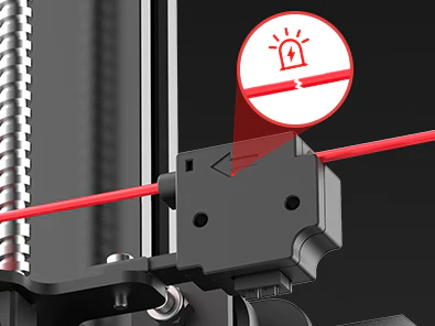 Kobra Max 3D Printer comes with filament run-out detection