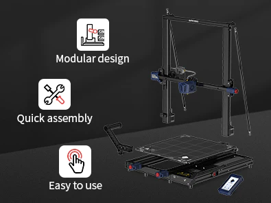 Kobra Max 3D Printer is get started quickly
