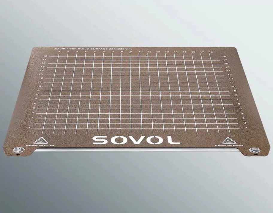 Sovol SV06 3D Printer comes with PEI Build Plate