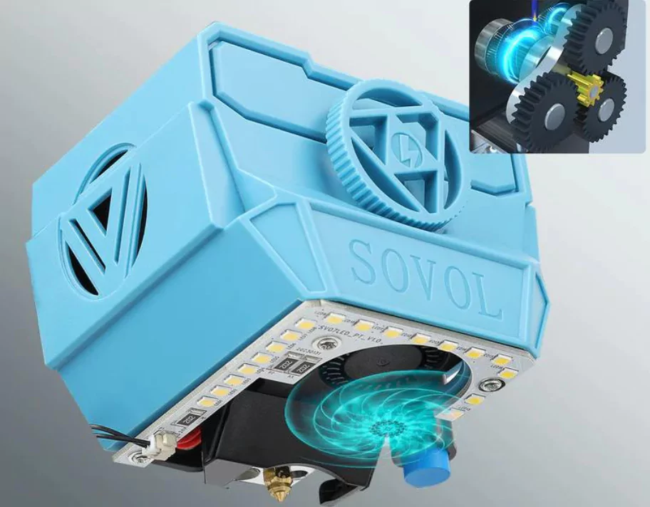 Sovol SV07 Plus 3D Printer Offers Direct-drive extruder with planetary dual gears