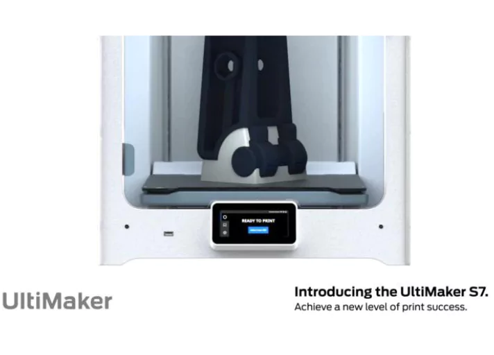 ultimaker S7 3D Printer comes with Ultimate connectivity